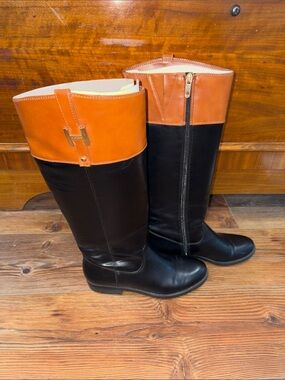 Tommy Hilfiger Black & Brown Shyenne Boots